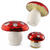 DIY Set Pailletten-Pilze, Kinder-Bastelset, Geschenkset, 10 Styroporpilze 7cm, 3 Pack Pailletten, Stecknadeln 10mm Bild 5