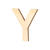 SALE Holz-Buchstabe flach, Y, Gr��e: ca. 80 x 5 mm - Y