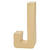 SALE Papp-Buchstabe, J, H�he 25 x Breite 21,5 x Tiefe 4 cm - J