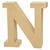 SALE Papp-Buchstabe, N, H�he 25 x Breite 21,5 x Tiefe 4 cm - N