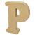 SALE Papp-Buchstabe, P, H�he 25 x Breite 21,5 x Tiefe 4 cm - P