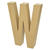 SALE Papp-Buchstabe, W, H�he 25 x Breite 21,5 x Tiefe 4 cm - W