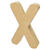 SALE Papp-Buchstabe, X, H�he 25 x Breite 21,5 x Tiefe 4 cm - X