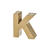SALE Papp-Buchstabe, K, H�he 5 x Breite 5,2 x Tiefe 2 cm - K