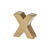 SALE Papp-Buchstabe, X, H�he 5 x Breite 5,2 x Tiefe 2 cm - X