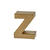 SALE Papp-Buchstabe, Z, H�he 5 x Breite 5,2 x Tiefe 2 cm - Z