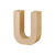 SALE Papp-Buchstabe, U, H�he 10 x Breite 9,4 x Tiefe 3 cm - U