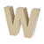 SALE Papp-Buchstabe, W, H�he 10 x Breite 9,4 x Tiefe 3 cm - W
