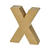 SALE Papp-Buchstabe, X, H�he 10 x Breite 9,4 x Tiefe 3 cm - X