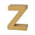 SALE Papp-Buchstabe, Z, H�he 10 x Breite 9,4 x Tiefe 3 cm - Z