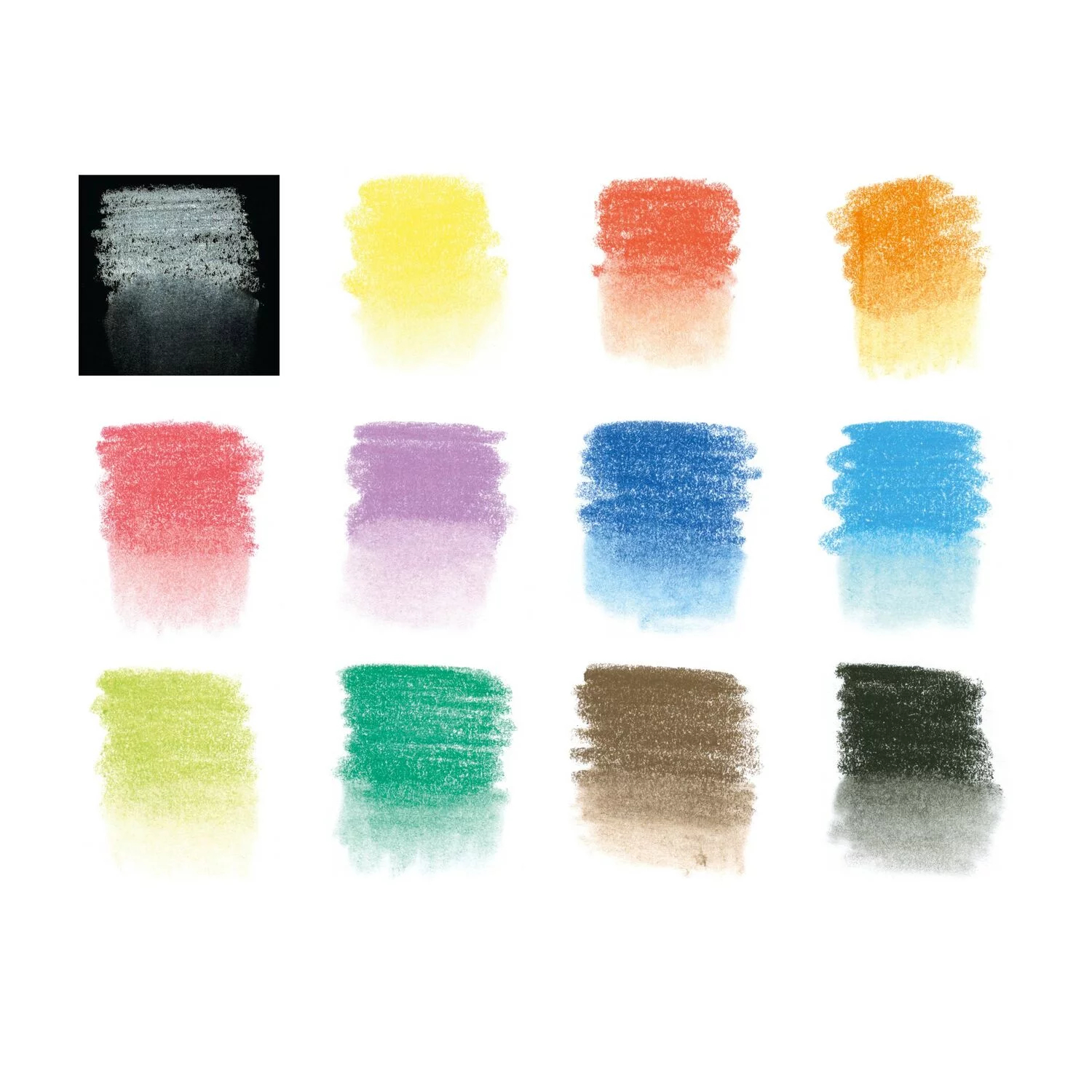 SALE Metalletui mit 12 Pastellstiften in sortierten Farben Bild 4