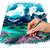 Staedtler wasservermalbare Doppelfasermaler 3001, Set S�damerika, 6 Farben sortiert Bild 3