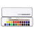 NEU GRADUATE Aquarell Metallkasten mit 24 x 1/2 N�pfchen Bild 2