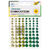 Schmucksteine selbstklebend, Sparkling Green, 80 Stk