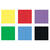 Moosgummi /Schaumstoffplatten Set Selbstklebend f�r vielf�ltige Bastelarbeiten, 20 x 29 cm, 7 Farben Bild 2