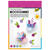 Glitter-Moosgummi / Schaumstoffplatten f�r vielf�ltige Bastelarbeiten, Pastell-Sortierung, Set 1 - Pastell