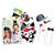 SALE Partyfoto-Accessoires, 80-teilig