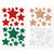 Moosgummi Glitter-Sticker Sterne Weihnachten, 50 St�ck in sortierten Gr��en und Farben Bild 2
