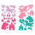Moosgummi Glitter-Sticker Einhorn, 37 St�ck sortiert Bild 2