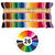 Stickgarn-Set, 52 Docken � 8m, 26 Farben Bild 2