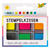 Stempelkissen-Set Neon, 6 St�ck, farbig sortiert - Neon