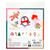 Diamond Painting Set Christmas, Komplettset f�r 6 Sticker, inkl. Zubeh�r & Anleitung Bild 2