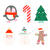 Diamond Painting Set Christmas, Komplettset f�r 6 Sticker, inkl. Zubeh�r & Anleitung Bild 3