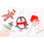 Diamond Painting Set Christmas, Komplettset f�r 6 Sticker, inkl. Zubeh�r & Anleitung Bild 4