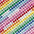 Buchstabenperlen, eckig, 100 St�ck, farbig sortiert, inkl. Gummiband Bild 2