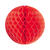 NEU Wabenpapier HoneyComb, 30 Lagen geklebt, 33 x 40 cm, 1 Bogen, Rot - Rot