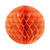 NEU Wabenpapier HoneyComb, 30 Lagen geklebt, 33 x 40 cm, 1 Bogen, Orange - Orange