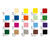 NEU Kunstharz Mosaiksteine Mix Bunt, 45g / ca. 700 St�ck, 5x5mm, transparent farbig sortiert Bild 2