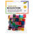 NEU Kunstharz Mosaiksteine Mix Bunt, 45g / ca. 190 St�ck, 10x10mm, transparent farbig sortiert - 10 x 10 mm, Bunt