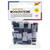 NEU Kunstharz Mosaiksteine Glitter-Mix, 45g, 10x10mm, 190 St�ck, Grau - Grau