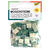 NEU Kunstharz Mosaiksteine Marmoriert, 45g, 10x10mm, 190 St�ck, Gr�n-Mix - Gr�n-Mix