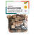 NEU Kunstharz Mosaiksteine Marmoriert, 45g, 10x10mm, 190 St�ck, Braun-Mix - Braun-Mix