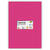 Tonpapier 130g/qm, DIN A3, 50er Pack, Eosin
