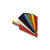 Flechtbl�tter, 12x17 cm, 50 Stk. 10 Farben - Flechtbl�tter 10 Farben, 50 St�ck