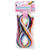 Flechtschn�re, opak/transparent, 30 St�ck