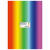 Fotokarton 10 Bogen 50x70 cm, Regenbogen