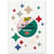 Glitter Karton Klassik, 300g/m�, 17,4 x 24,5cm, 6 Blatt, 6 Farben sortiert - Klassik