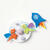 Faltbl�tter, 10x10 cm, 100 St�ck, 10 Farben Bild 3