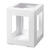 NEU Minilaternen Rohling zum Stecken, 400g/m�, 10x10x12cm, 1 St�ck, Wei�