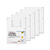 NEU Minilaternen Rohlinge zum Stecken, 400g/m�, 10x10x12cm, 5 St�ck, Wei�
