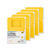 NEU Minilaternen Rohlinge zum Stecken, 400g/m�, 10x10x12cm, 5 St�ck, Gelb - Gelb