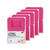 NEU Minilaternen Rohlinge zum Stecken, 400g/m�, 10x10x12cm, 5 St�ck, Pink - Pink