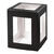 NEU Minilaternen Rohling zum Stecken, 400g/m�, 10x10x12cm, 1 St�ck, Schwarz - Schwarz