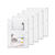 NEU Laternen Rohlinge zum Stecken, 400g/m�, Eckig: 13,5x13,5x18cm, 5 St�ck, Wei�