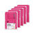 NEU Laternen Rohlinge zum Stecken, 400g/m�, Eckig: 13,5x13,5x18cm, 5 St�ck, Pink - Pink