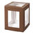 NEU Laternen Rohling zum Stecken, 400g/m�, Eckig: 13,5x13,5x18cm, 1 St�ck, Braun - Braun